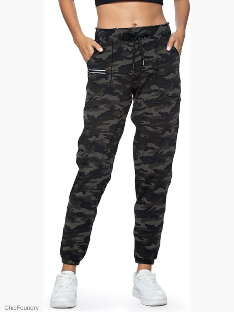Women's Joggers With Pockets Elastic Waist Workout Lounge Yoga Running Pants